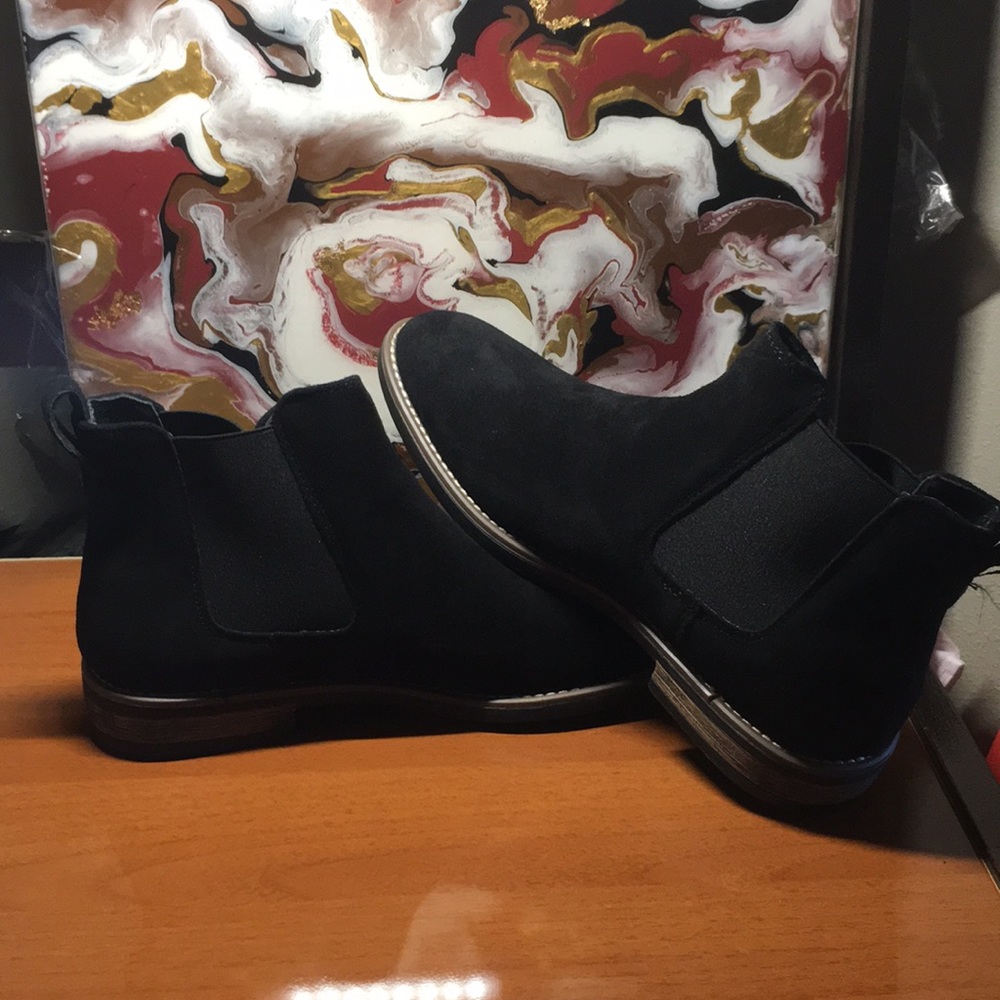 Mens "Ben" Genuine Suede Chelsea Boots